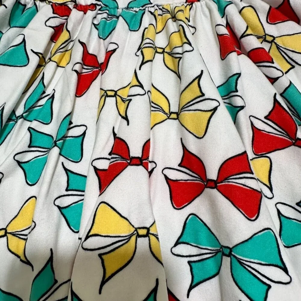 Dot Dot Smile Baby Girl 12/24M Bow Print Full Circle Twirl Tank Dress‎ NWT NEW